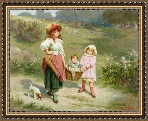 Kohler's Pig Framed Prints - To Market To Buy a Fat Pig by Edwin Thomas Roberts