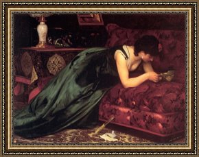 The Love Letter Framed Prints - The Love Letter by Emile Levy