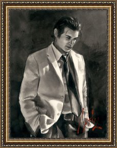 La Casa E I Papaveri Framed Prints - Marcus at Las Brujas by Fabian Perez