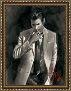 La Casa E I Papaveri Framed Prints - Marcus at Las Brujas II by Fabian Perez