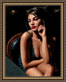 La Casa E I Papaveri Framed Prints - Saba at Las Brujas III by Fabian Perez