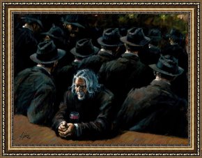 Untitled C.1951 Framed Paintings - Untitled II by Fabian Perez