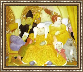 Mantegna Framed Prints - After Mantegna by fernando botero