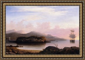 Boar Lane Framed Prints - Off Mount Desert Island by Fitz Henry Lane