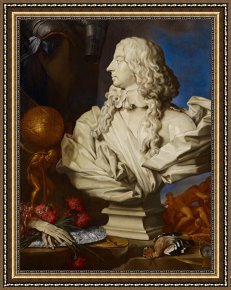 Bust Framed Prints - Allegorical Still Life by Francesco Stringa