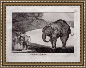 Animals Framed Prints - Animal Folly by Francisco De Goya