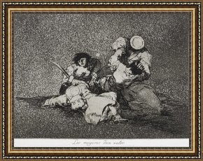 La Casa E I Papaveri Framed Prints - The Women Give Courage (las Mugeres Dan Valor) From The Series The Disasters of War (los Desastres D... by Francisco De Goya