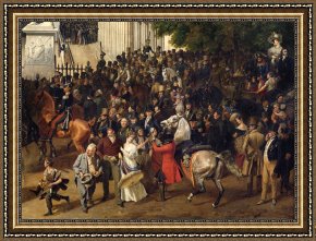 Berlin, Framed Prints - Parade Auf Dem Opernplatz in Berlin by Franz Kruger