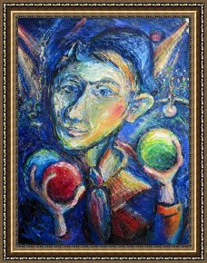 Performer Framed Prints - A Paris Juggler by Frederick Luff