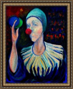 Performer Framed Prints - The Circus Performer by Frederick Luff