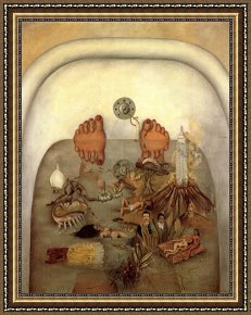 Water Framed Paintings - What The Water Gave Me 1938 by Frida Kahlo