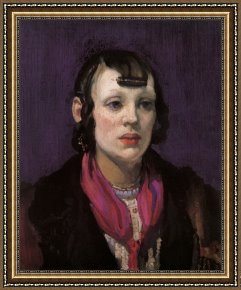 Belle Du Jour Framed Paintings - The Belle of The Alley by George Lambert