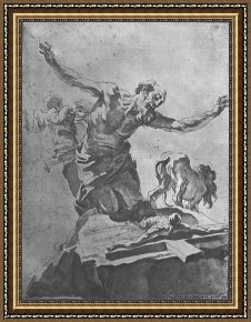 Lorenzo Framed Prints - St Jerome Penitent by Gian Lorenzo Bernini