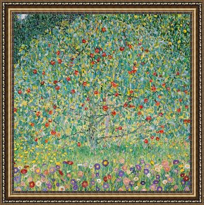 Tree Framed Prints - Apple Tree I by Gustav Klimt