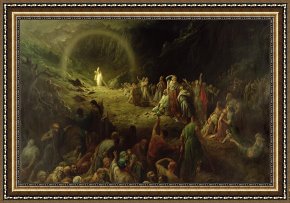 Gustave Framed Prints - The Valley of Tears by Gustave Dore