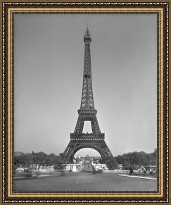 Tower of Babel Bible Illustration Framed Paintings - The Eiffel tower by Gustave Eiffel