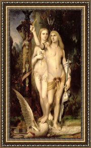 Gustave Framed Prints - Jason And Medea by Gustave Moreau