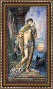 Song of The North Framed Prints - Song of Songs (cantique_des_cantiques) by Gustave Moreau