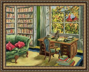 Square - Fort-philippe Framed Paintings - Eighteen Lloyd Square by Helen Berggruen