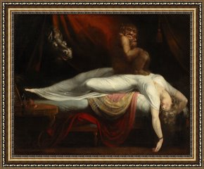Henry Moret Framed Prints -  The Nightmare by Henry Fuseli