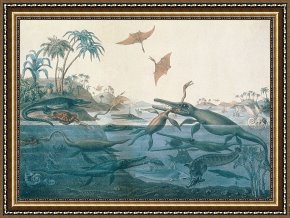 Henry Moret Framed Prints - Ancient Dorset by Henry Thomas De La Beche