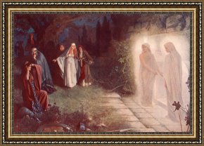 Herbert Framed Paintings - Resurrection Morn by Herbert Gustave Schmalz
