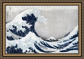 Waves, Framed Prints - The Great Wave of Kanagawa by Hokusai