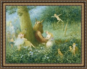 The Green Sail Framed Prints - A Midsummer Night's Dream by HT Green