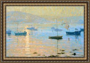 Misty Framed Prints - Sea Mist by Hugo Grenville