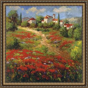 Village Framed Prints - Country Village II by Hulsey