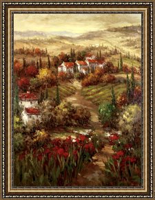 Village Framed Prints - Tuscan Village by Hulsey