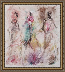 Untitled C.1951 Framed Paintings - Untitled by Ikahl Beckford