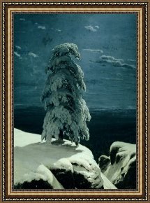 Wild Boar Framed Prints - In the Wild North by Ivan Ivanovich Shishkin