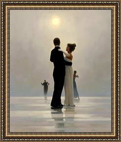 The Love Letter Framed Prints - Dance Me to The End of Love by Jack Vettriano