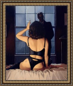Round Midnight Framed Prints - Round Midnight by Jack Vettriano