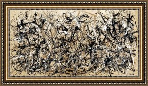 Untitled C.1951 Framed Paintings - Untitled Iii by Jackson Pollock