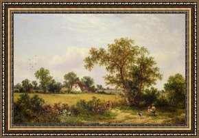 Newburyport Meadows Framed Prints -  Essex Landscape by James Edwin Meadows