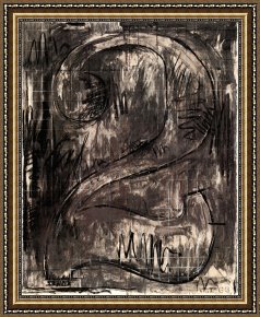J.f.k. in Berlin, 1963 Framed Prints - Figure 2 1963 by jasper johns