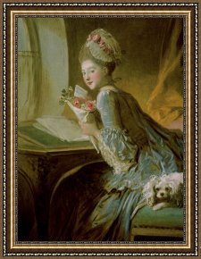 The Love Letter Framed Prints - The Love Letter by Jean Honore Fragonard