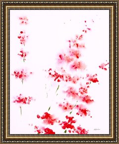 Romance Framed Prints - Romance Red XI by Jerome Lawrence