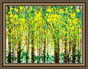 Tree Framed Prints - Trees at Twilight III by Jerome Lawrence