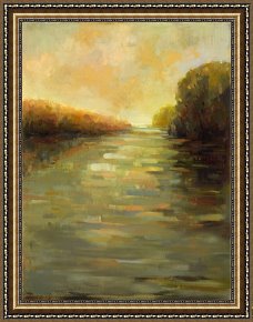 Water Framed Paintings - Living-waters by Jillian David