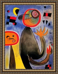Animals Framed Prints - Animal Composition by Joan Miro