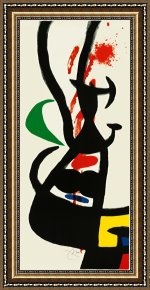 Hendrikus Van De Sende Baachyssun Framed Prints - Chef Des Equipages by Joan Miro
