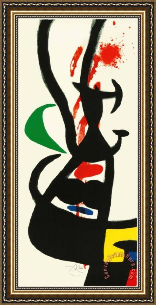 Joan Miro Chef Des Equipages Framed Print Joan Miro Chef Des Equipages Framed Print