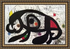 Untitled C.1951 Framed Paintings - Untitled by Joan Miro