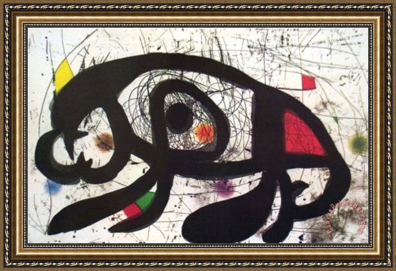 Joan Miro Untitled Framed Print Joan Miro Untitled Framed Print
