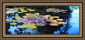 Cubist Lilies Framed Prints - Peace Among the Lilies by John Lautermilch