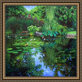 John Framed Prints - Peace Floods my Soul by John Lautermilch
