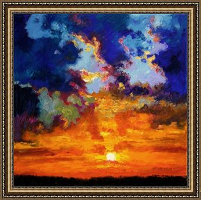 John Framed Prints - Some Glorious Day Break by John Lautermilch